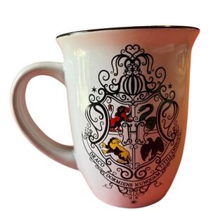 Harry Potter Hogwarts School Crest Heavy Ceramic Coffee Mug 16 oz